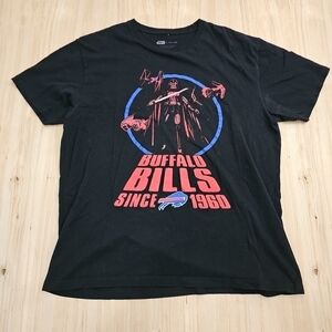 Junk Food Clothing Black Star Wars Buffalo Bills Tee
